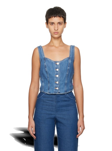 Trikók Levi's Denim Tank Top Kék | A7314-0001