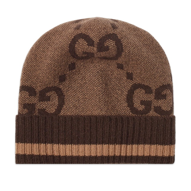 Beanie sapkák Gucci Cashmere Beanie Barna | 676827-3G344-9764