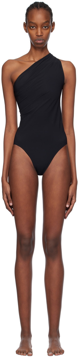 Fürdőruha Rick Owens Twist Swimsuit Fekete | RP01D2072 NS