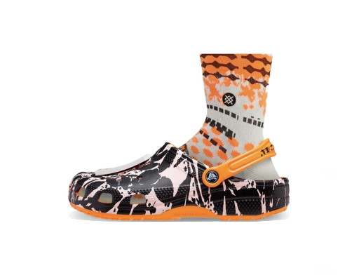 Sneakerek és cipők Crocs Classic Clog Stance B. Thom Floral Quilt 
Narancssárga | 207941-90H