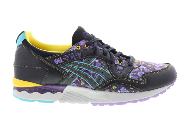 Sneakerek és cipők Asics Gel-Lyte V Purple Black Fekete | HQ6M23690