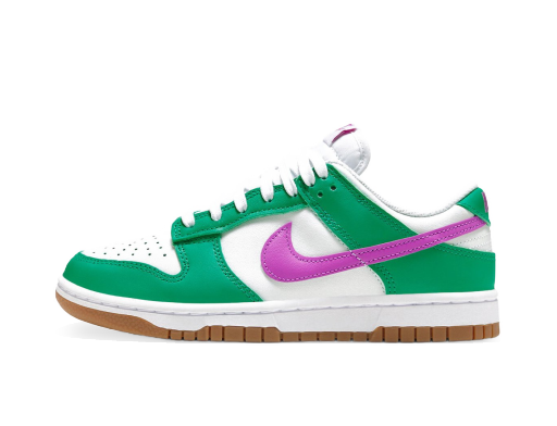 Sneakerek és cipők Nike Dunk Low White Stadium Green Fuchsia W Zöld | FD9922-151