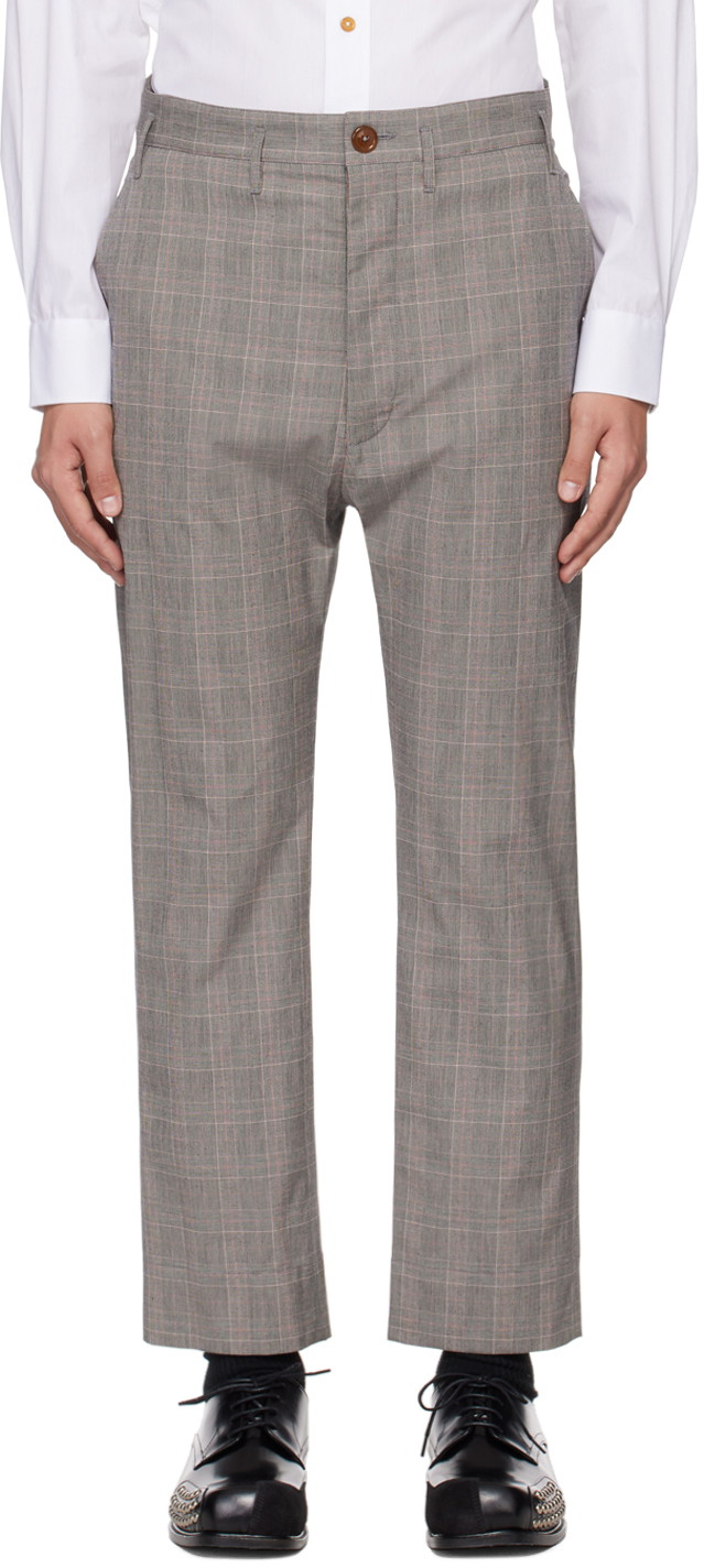 Nadrág Vivienne Westwood Cruise Trousers Szürke | 2F01000L-W00R0-