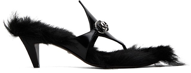 Ruházat Gucci Horsebit Heeled Sandals Fekete | 764196 AACY2