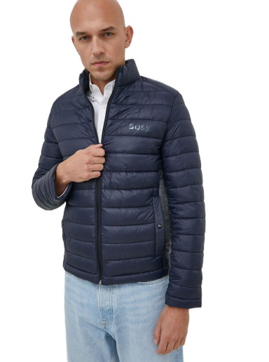 Dzsekik BOSS Water Repellent Padded Jacket Sötétkék | 50481548