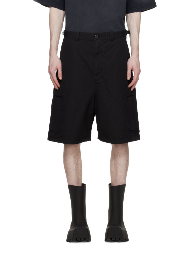 Rövidnadrág Balenciaga Cargo Pocket Shorts Fekete | 746500-TNM60-1000