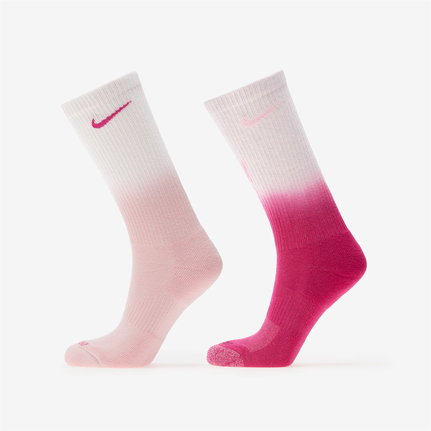 Zoknik és harisnyanadrágok Nike Everyday Plus Cushioned Crew Socks 2-Pack Rózsaszín | FQ1355-903, 0