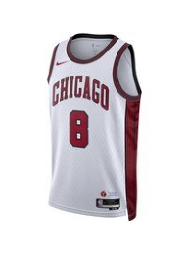 Sportmezek Nike Dri-FIT NBA Demar Derozan Chicago Bulls City Edition Swingman Jersey Fehér | DO9588-102