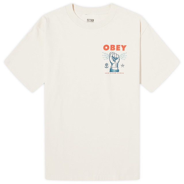 Póló OBEY New Clear Power Fehér | 165263779-CRM