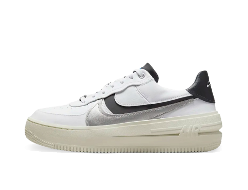 Sneakerek és cipők Nike Air Force 1 PLT.AF.ORM White Metallic Silver Black W Fehér | DX3199-100