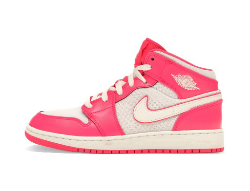 Sneakerek és cipők Jordan Air Jordan 1 Mid Hyper Pink White (GS) Rózsaszín | 555112-611