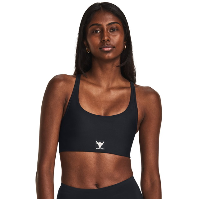 Melltartó Under Armour Project Rock All Train Bra Black Fekete | 1380181-001