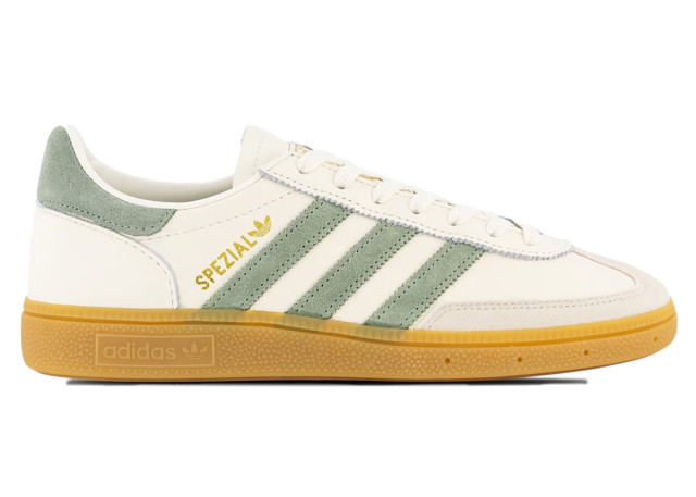 Sneakerek és cipők adidas Originals adidas Handball Spezial Off White Silver Green (Women's) Bézs | IF9730