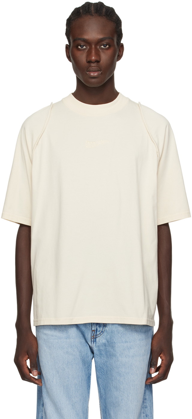 Póló Jacquemus Les Classiques 'Le T-Shirt Camargue' T-Shirt Bézs | 24E245JS198-2312