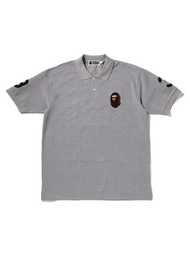 Pólóingek BAPE Large Ape Head Polo Tee Szürke | 1I25-112-001