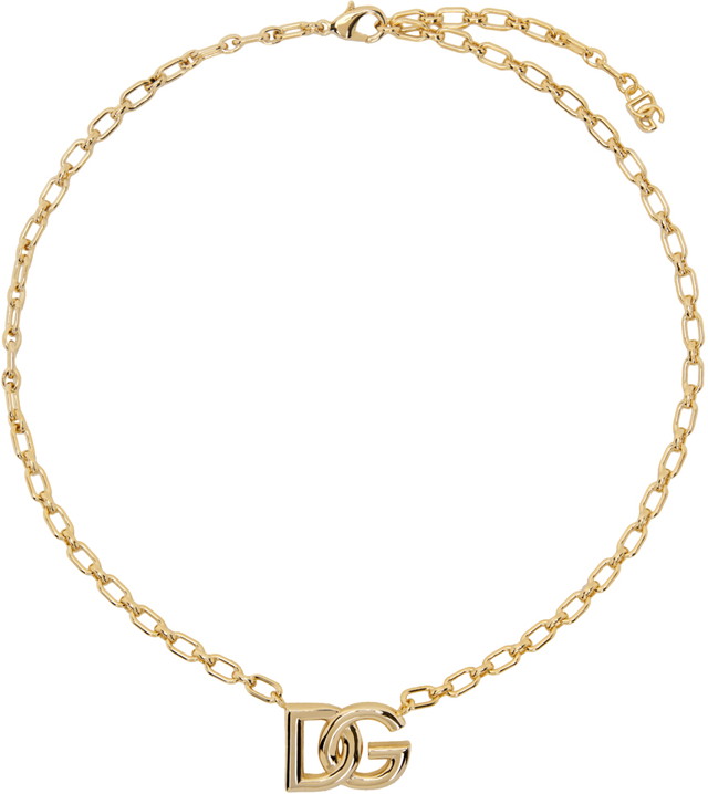 Gold 'DG' Necklace