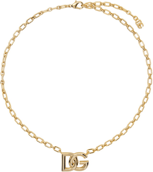 Nyakláncok és láncok Dolce & Gabbana Gold 'DG' Necklace Fémes | WNN5L3W1111