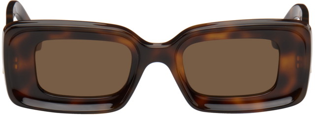 Napszemüveg Loewe Tortoiseshell Rectangular Sunglasses Barna | LW40101IW4652E 192337118579