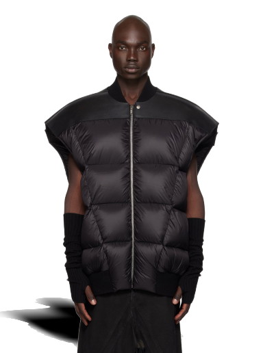 Mellények Rick Owens Jumbo Flight Down Vest Fekete | RR02C7715 LGENP3