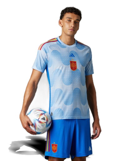 Sportmezek adidas Originals Spain 22 Authentic Away Jersey Kék | HE2024