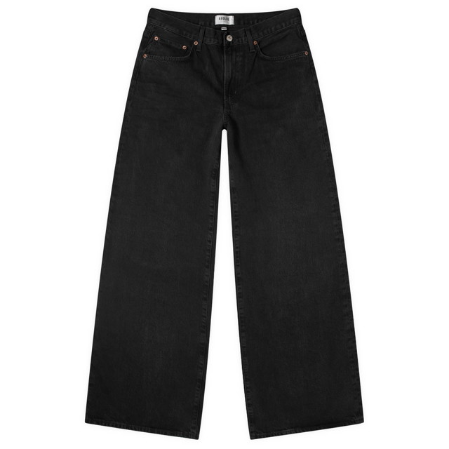 Farmer AGOLDE Clara Jeans in Mascara Fekete | A9152-1157