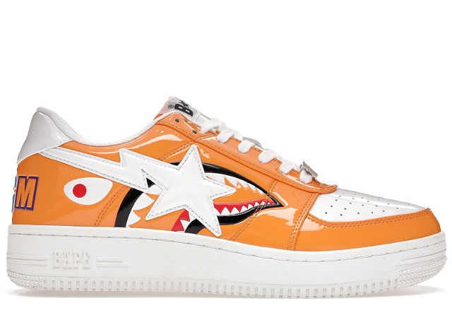 Sneakerek és cipők BAPE Bape Sta Low "Color Block Shark Orange" 
Narancssárga | 1G80191009