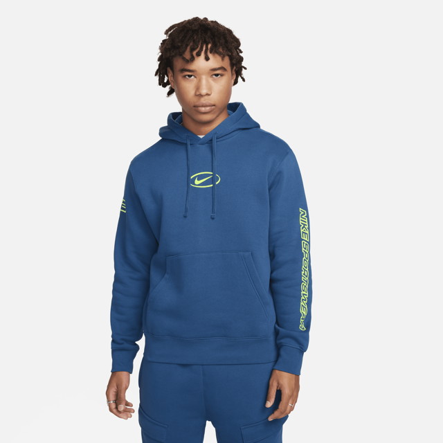 Sweatshirt Nike Sportswear Hoodie Kék | HJ3967-476