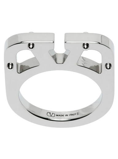 Gyűrűk Valentino Garavani VLogo Type Ring "Silver" Fémes | 2Y0J0Q47MET