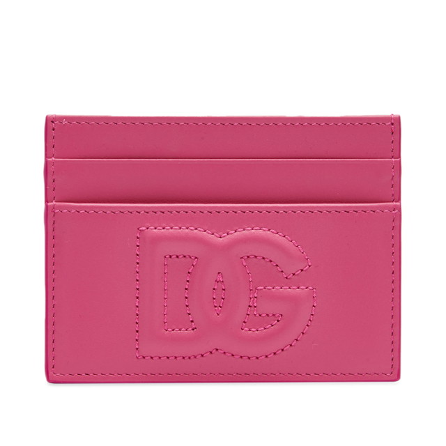 Pénztárca Dolce & Gabbana Logo Leather Card Holder Glicine Rózsaszín | BI0330AG081-80441