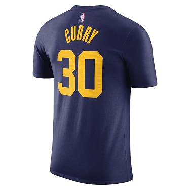 Póló Jordan Stephen Curry State Warriors 2022/23 Statement Edition Name & Number T-Shirt Sötétkék | DV5772-422, 2