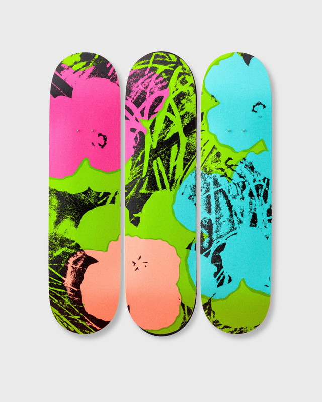 Skate The Skateroom Andy Warhol Flowers Decks - 3-Pack Többszínű | 5407006111634