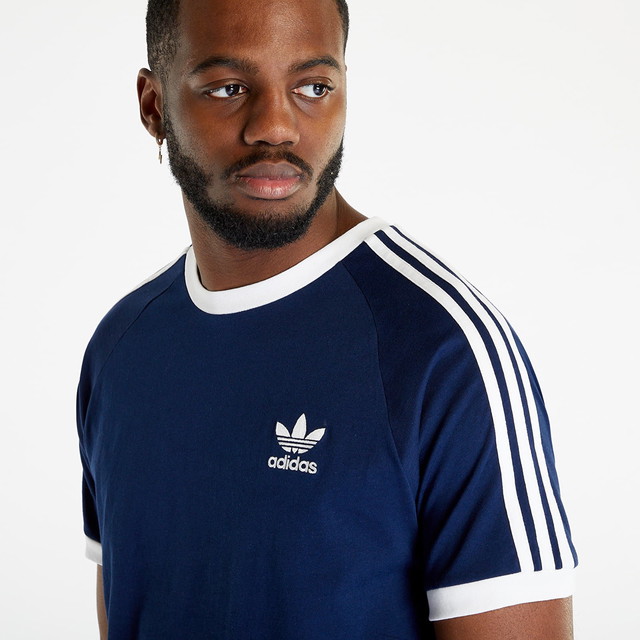 Ruházat adidas Originals adidas 3-Stripes Short Sleeve Tee Night Indigo undefined | IA4850