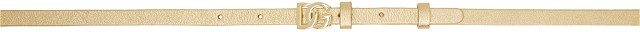 Övek Dolce & Gabbana Gold Logo Belt Fémes | BE1588 AY812