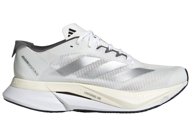 Sneakerek és cipők adidas Originals adidas Adizero Boston 12 Cloud White Silver Metallic Grey (Women's) Szürke | ID6899