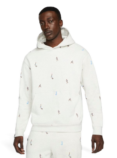 Sweatshirt Jordan Jordan Essentials Fleece Pullover Hoodie Fehér | DC9707-141