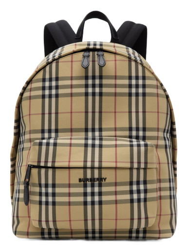 Hátizsákok Burberry Beige Check Bézs | 8069749