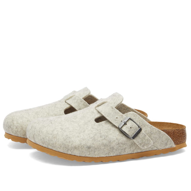 Sneakerek és cipők Birkenstock Boston Eggshell Wool Szürke | 1023143