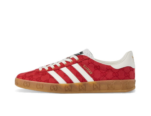 Sneakerek és cipők adidas Originals Gucci x Gazelle Original GG Red 
Piros | 737967 FAAW3 6451