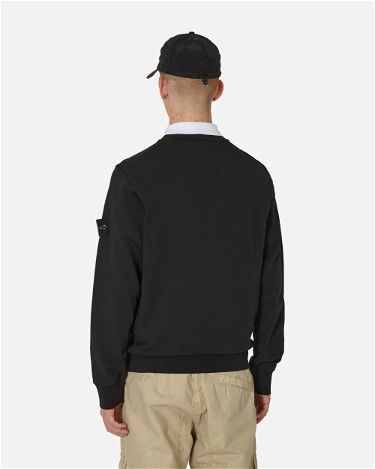 Sweatshirt Stone Island Garment Dyed Crewneck Sweatshirt Fekete | 801563051 A0029, 3