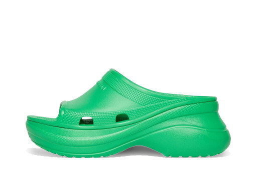 Sneakerek és cipők Balenciaga Crocs x Pool Slide Sandals Green Zöld | 677386W1S8E3033