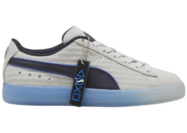 Sneakerek és cipők Puma Suede Playstation Glacial Grey Bézs | 396246-01