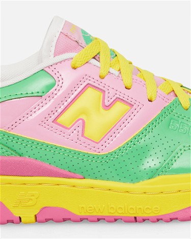 Sneakerek és cipők New Balance 550 Pink / Green / Lime Zöld | BB550YKA, 6