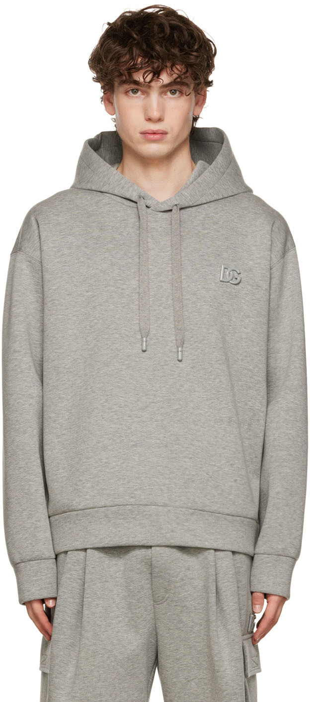 Sweatshirt Dolce & Gabbana Gray Reborn To Live Hoodie Szürke | G9VC8Z HUML9