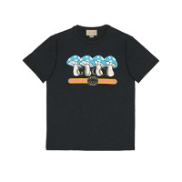 Cotton Jersey T-shirt With Print