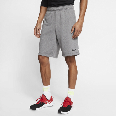 Rövidnadrág Nike Dri-FIT Fleece Training Shorts Szürke | CJ4332-063, 3