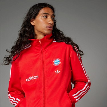 Sweatshirt adidas Performance FC Bayern Beckenbauer Track Top 
Piros | IS0340, 3