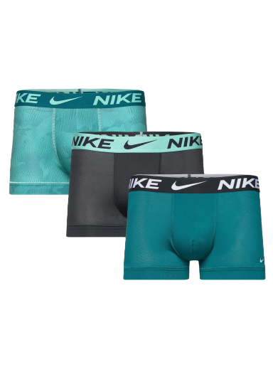 Fehérnemű és zoknik Nike Dri-FIT Cotton Trunk (3 kusy) Zöld | ke1224-gfr