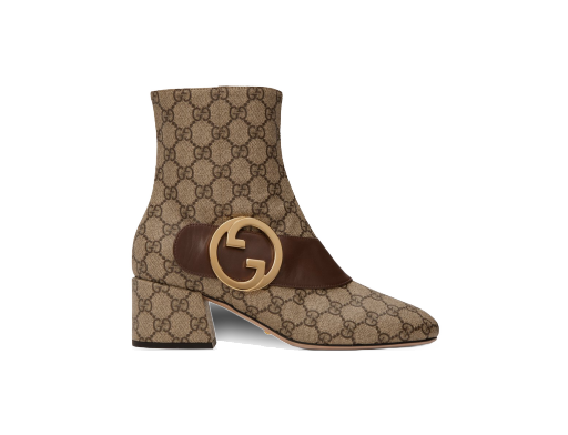 Sneakerek és cipők Gucci Interlocking G Blondie Boots "Beige" Bézs | 701706 9I650