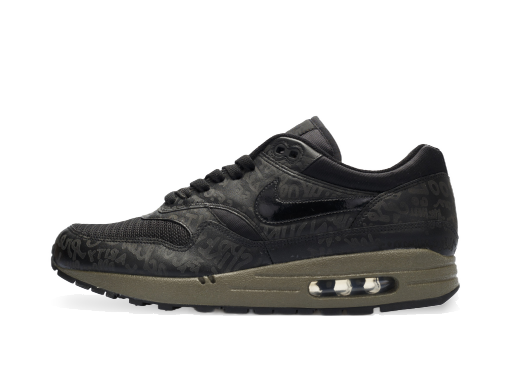 Sneakerek és cipők Nike Air Max 1 Powerwall Black Olive Grey Fekete | 314199-001