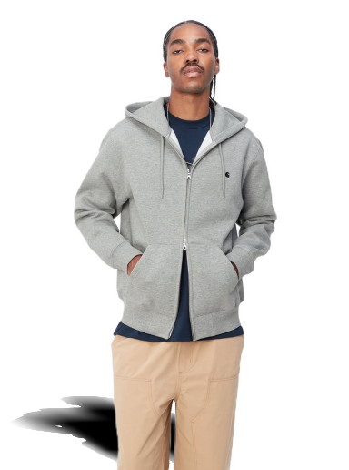 Dzsekik Carhartt WIP Hooded Madison Jacket Szürke | A212047_V6_XX